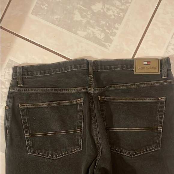 Vintage Tommy Jeans Black Denim Pants - Picture 8 of 9